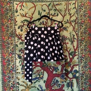 ONLY edge of Luxury black and white polka dot skirt/short combo size M